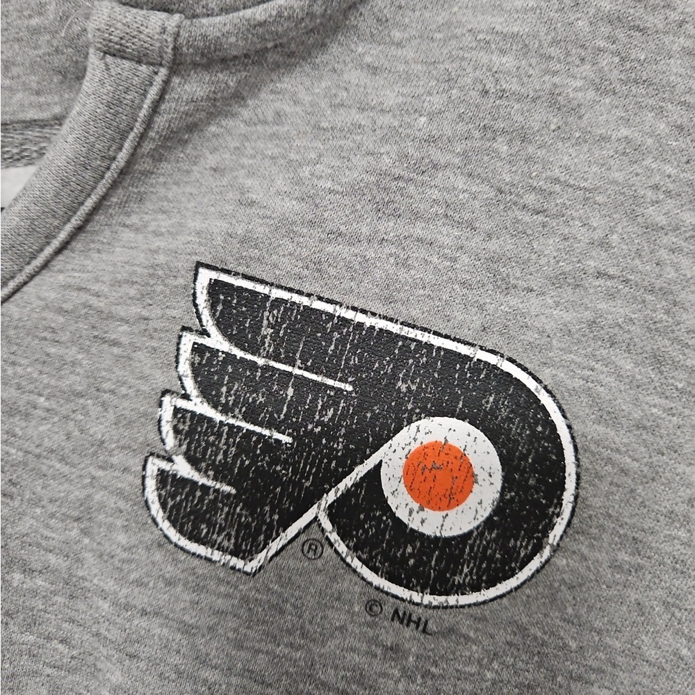 NHL Gray Hoodie with Orange and Black Accents - Picture 4 of 6